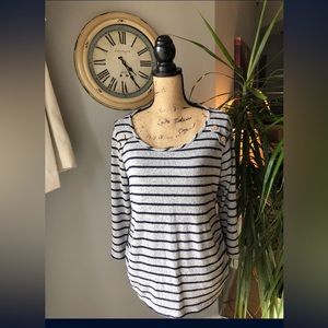 NWOT  Siren-lily Maternity Stripped Tee